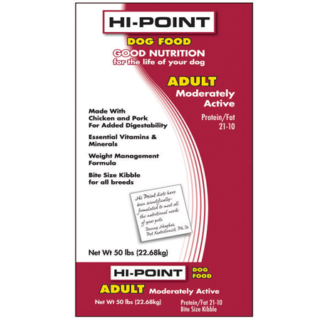 Hi Point Moderately Active Dog Food 21 10 GardenCenter Express