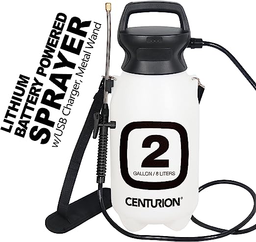 Centurion Lithium Battery Sprayer w/ USB Charger and Metal Wand
