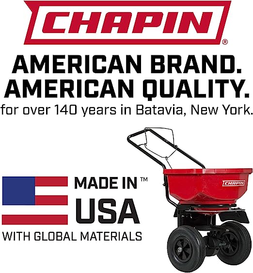 Chapin 80-pound Residential Turf & Fertilizer Broadcast Spreader