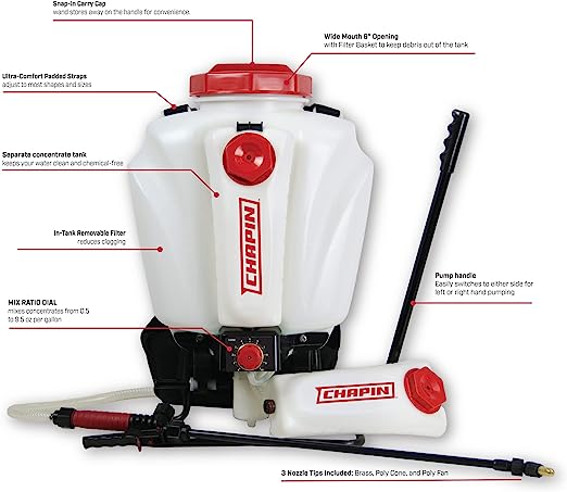 Chapin Mixes on Exit (M.O.E.) Backpack Manual Backpack Sprayer