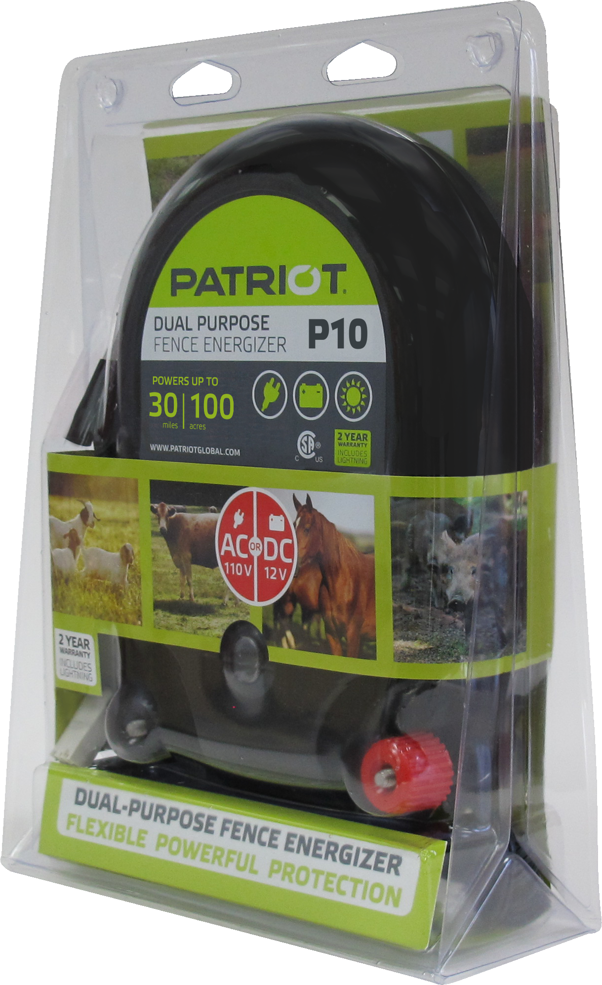 PATRIOT™ p10 Dual Purpose Fence Energizer